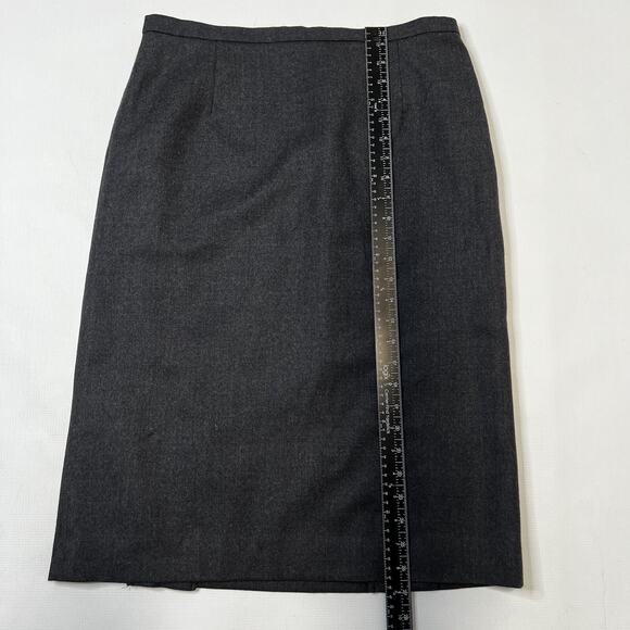 Vtg Pendleton Long Skirt Size 10 100% Virgin Wool Front Pleats Made In USA - Picture 7 of 9